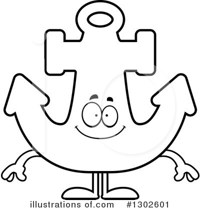 Royalty-Free (RF) Anchor Clipart Illustration by Cory Thoman - Stock Sample #1302601