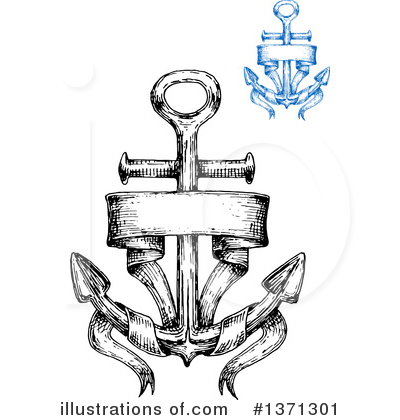 Royalty-Free (RF) Anchor Clipart Illustration by Vector Tradition SM - Stock Sample #1371301