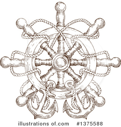 Royalty-Free (RF) Anchor Clipart Illustration by Vector Tradition SM - Stock Sample #1375588