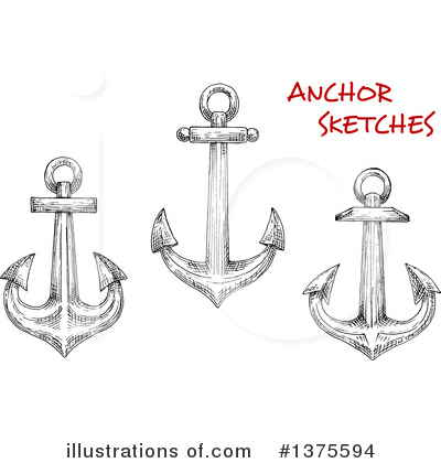 Royalty-Free (RF) Anchor Clipart Illustration by Vector Tradition SM - Stock Sample #1375594