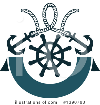 Royalty-Free (RF) Anchor Clipart Illustration by Vector Tradition SM - Stock Sample #1390763