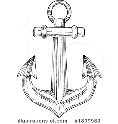 Royalty-Free (RF) Anchor Clipart Illustration by Vector Tradition SM - Stock Sample #1399983