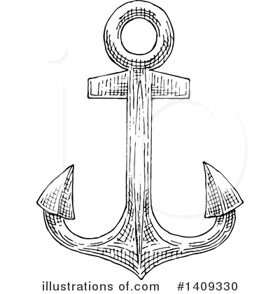 Royalty-Free (RF) Anchor Clipart Illustration by Vector Tradition SM - Stock Sample #1409330