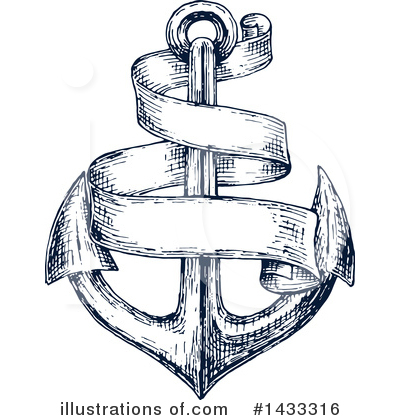 Royalty-Free (RF) Anchor Clipart Illustration by Vector Tradition SM - Stock Sample #1433316