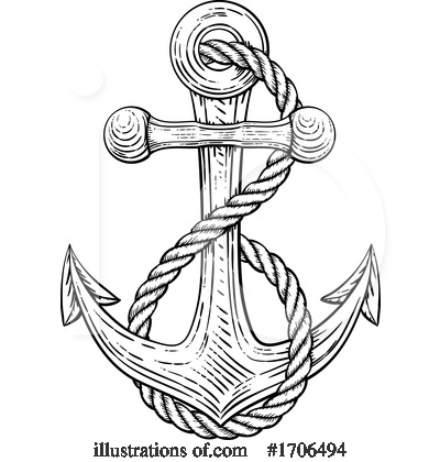 Royalty-Free (RF) Anchor Clipart Illustration by AtStockIllustration - Stock Sample #1706494