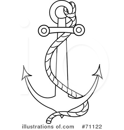 Royalty-Free (RF) Anchor Clipart Illustration by Pams Clipart - Stock Sample #71122