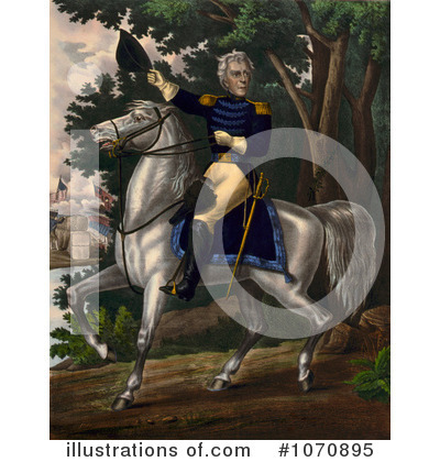 Royalty-Free (RF) Andrew Jackson Clipart Illustration by JVPD - Stock Sample #1070895