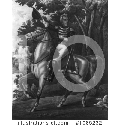 Royalty-Free (RF) Andrew Jackson Clipart Illustration by JVPD - Stock Sample #1085232