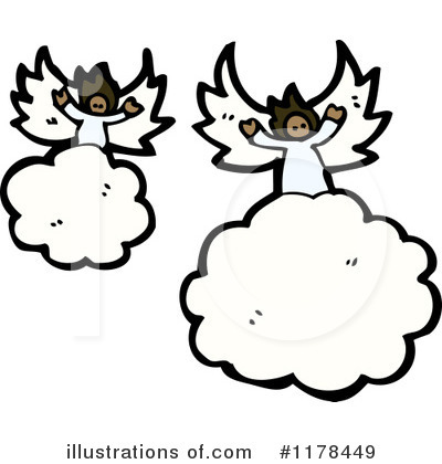 Royalty-Free (RF) Angel Clipart Illustration by lineartestpilot - Stock Sample #1178449