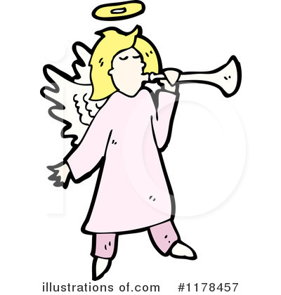 Royalty-Free (RF) Angel Clipart Illustration by lineartestpilot - Stock Sample #1178457
