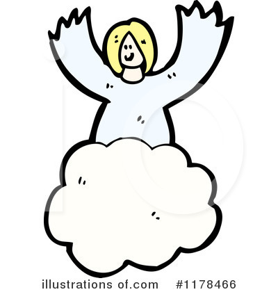 Royalty-Free (RF) Angel Clipart Illustration by lineartestpilot - Stock Sample #1178466
