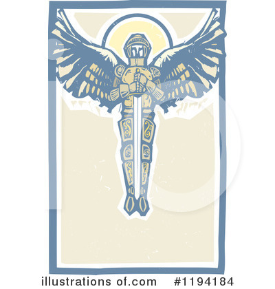 Royalty-Free (RF) Angel Clipart Illustration by xunantunich - Stock Sample #1194184