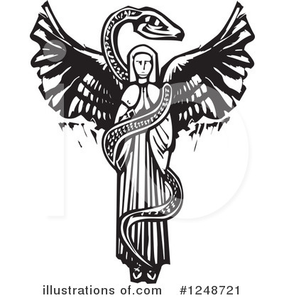 Royalty-Free (RF) Angel Clipart Illustration by xunantunich - Stock Sample #1248721