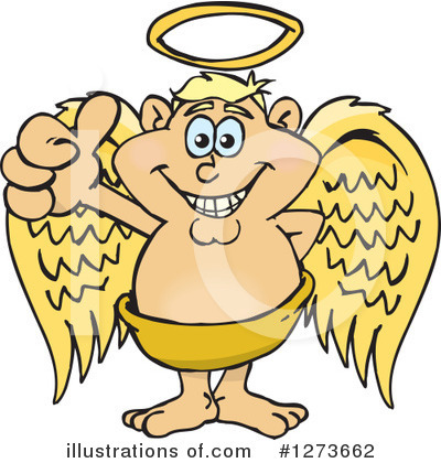 Royalty-Free (RF) Angel Clipart Illustration by Dennis Holmes Designs - Stock Sample #1273662