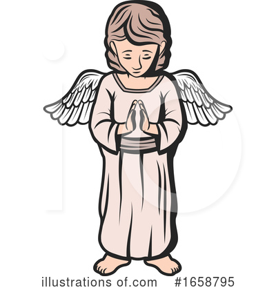 Royalty-Free (RF) Angel Clipart Illustration by Vector Tradition SM - Stock Sample #1658795