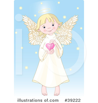 Royalty-Free (RF) Angel Clipart Illustration by Pushkin - Stock Sample #39222