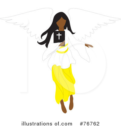 Royalty-Free (RF) Angel Clipart Illustration by Rosie Piter - Stock Sample #76762