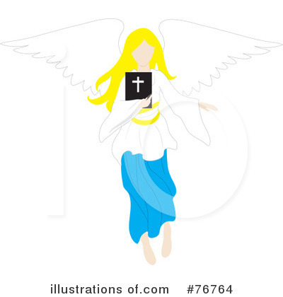 Royalty-Free (RF) Angel Clipart Illustration by Rosie Piter - Stock Sample #76764