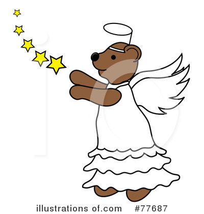 Royalty-Free (RF) Angel Clipart Illustration by Pams Clipart - Stock Sample #77687