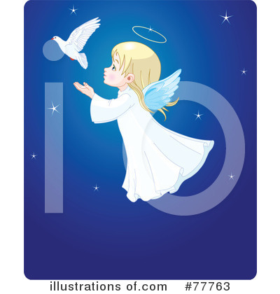 Cute Angel Clipart #77763 by Pushkin