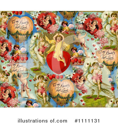 Royalty-Free (RF) Angels Clipart Illustration by Prawny Vintage - Stock Sample #1111131