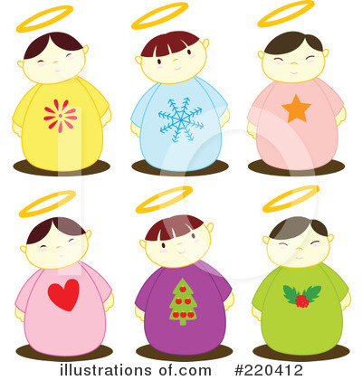 Royalty-Free (RF) Angels Clipart Illustration by Cherie Reve - Stock Sample #220412