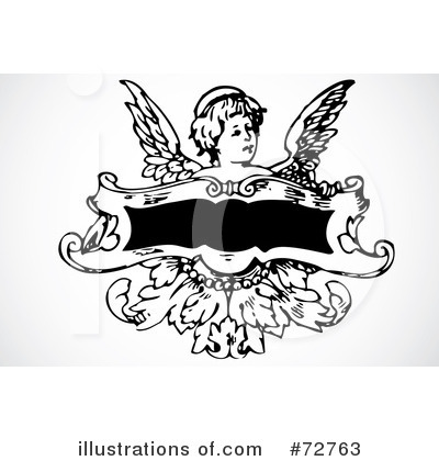 Royalty-Free (RF) Angels Clipart Illustration by BestVector - Stock Sample #72763
