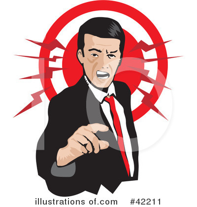 Business Man Clipart #42211 by David Rey