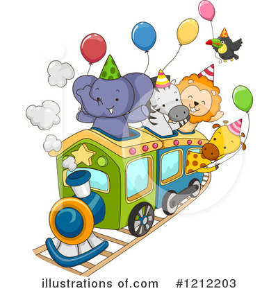 Party Animals Clipart #1212203 by BNP Design Studio