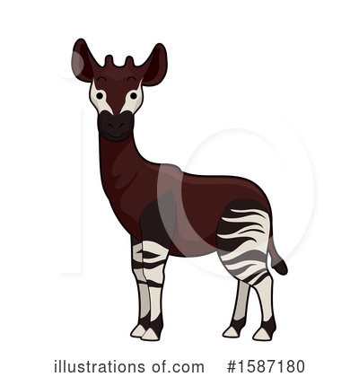Okapi Clipart #1587180 by BNP Design Studio