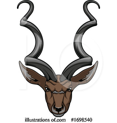 Gazelle Clipart #1698540 by Vector Tradition SM