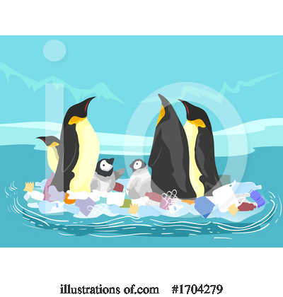 Penguins Clipart #1704279 by BNP Design Studio