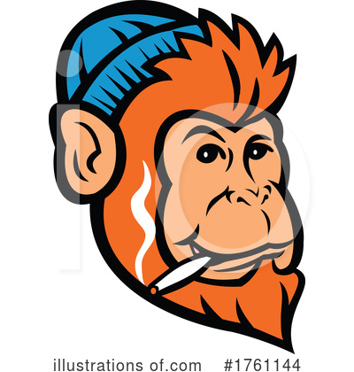 Monkey Clipart #1761144 by patrimonio