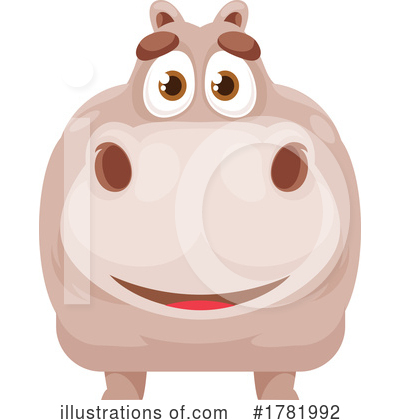 Hippos Clipart #1781992 by Vector Tradition SM