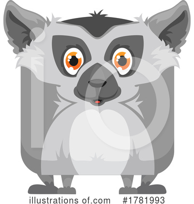 Lemur Clipart #1781993 by Vector Tradition SM