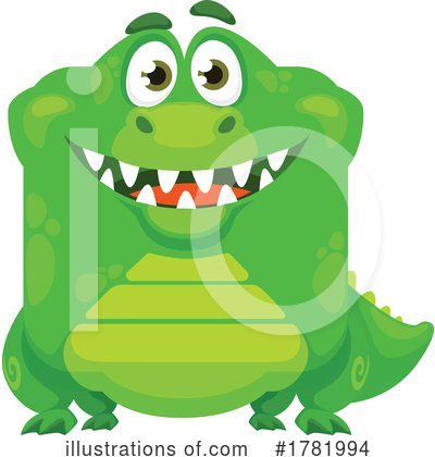 Alligator Clipart #1781994 by Vector Tradition SM