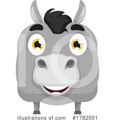 Donkey Clipart #1782001 by Vector Tradition SM