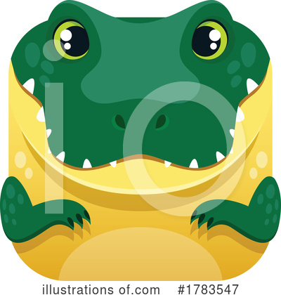 Alligator Clipart #1783547 by Vector Tradition SM