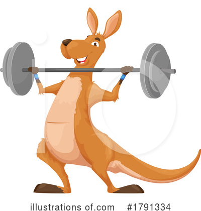 Kangaroo Clipart #1791334 by Vector Tradition SM
