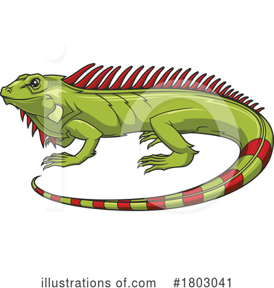 Iguana Clipart #1803041 by Vector Tradition SM