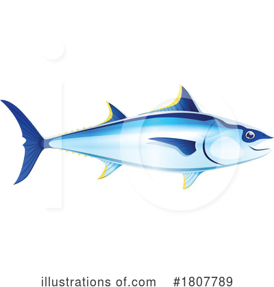 Tuna Clipart #1807789 by Vector Tradition SM