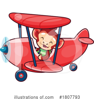 Plane Clipart #1807793 by Vector Tradition SM