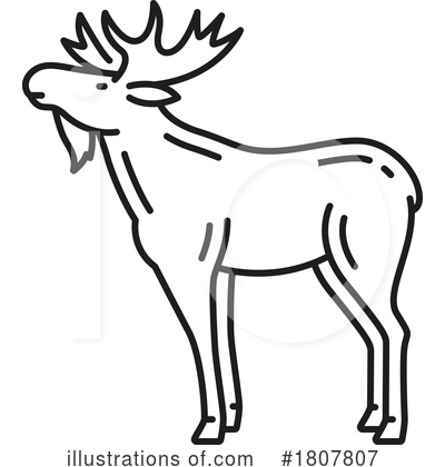 Deer Clipart #1807807 by Vector Tradition SM