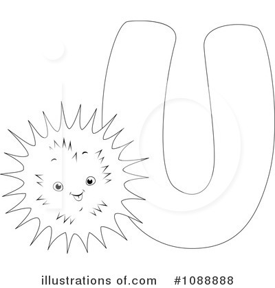 Royalty-Free (RF) Animal Letters Clipart Illustration by BNP Design Studio - Stock Sample #1088888