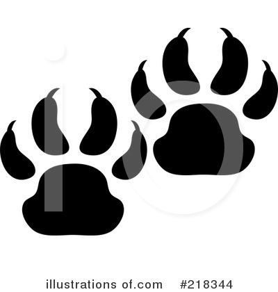 Footprints Clipart #218344 by Pams Clipart