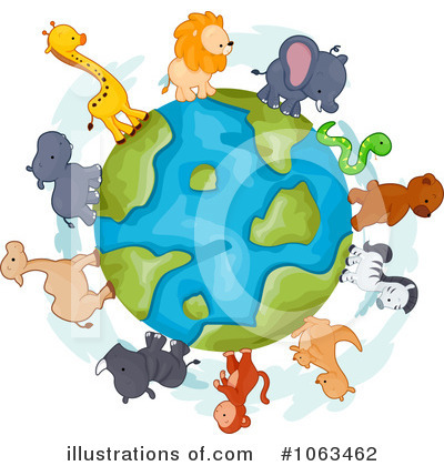 Royalty-Free (RF) Animals Clipart Illustration by BNP Design Studio - Stock Sample #1063462