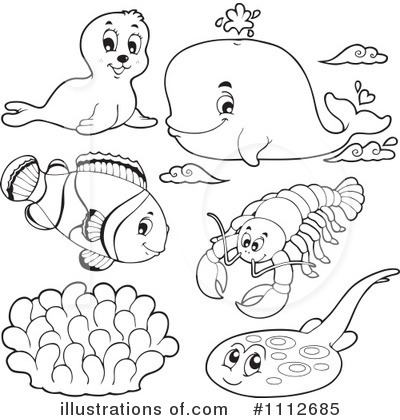Royalty-Free (RF) Animals Clipart Illustration by visekart - Stock Sample #1112685