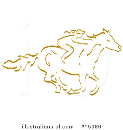 Horseback Riding Clipart #15986 by Andy Nortnik