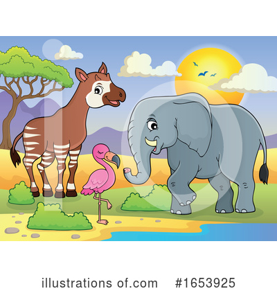 Royalty-Free (RF) Animals Clipart Illustration by visekart - Stock Sample #1653925