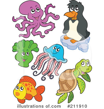 Sea Turtle Clipart #211910 by visekart